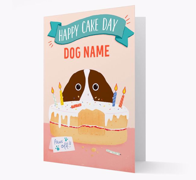 Happy Cake Day: Personalised {breedFullName} Card